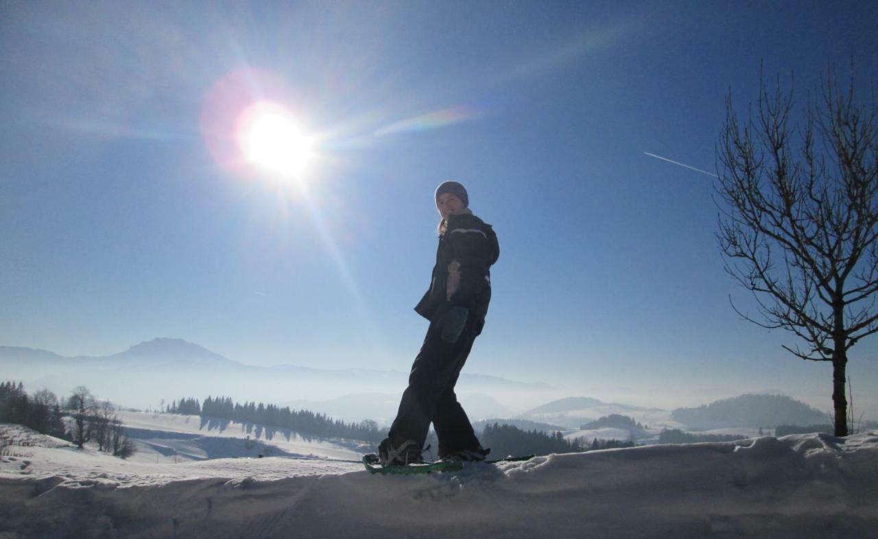 Oetscherblick Fam Winter Frankenfels Bagian luar foto