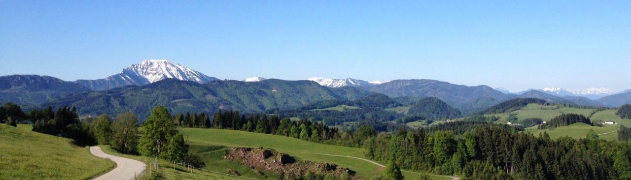 Oetscherblick Fam Winter Frankenfels Bagian luar foto